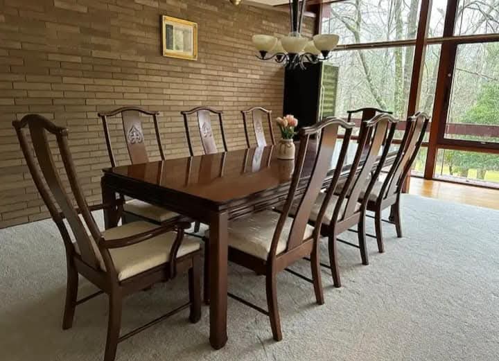 Polished dining area ready for guests